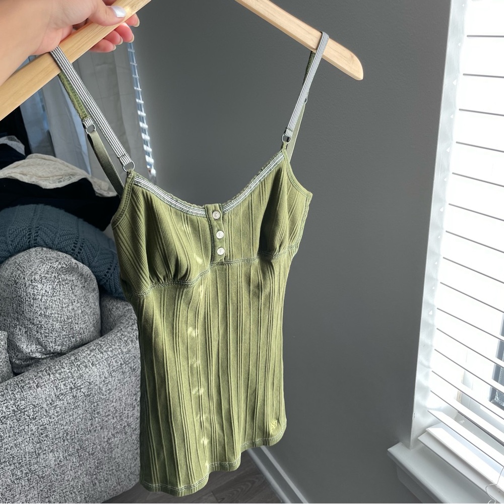 Aeropostale green tank top